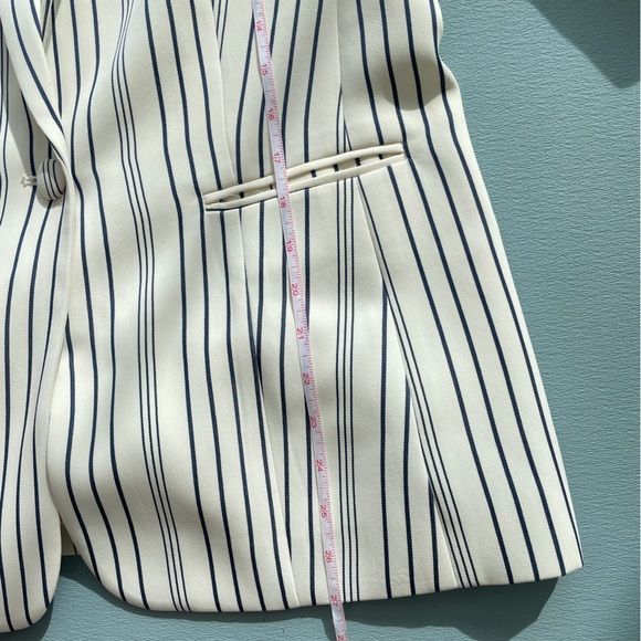 Frame stripe blazer Jacket - Picture 8 of 9